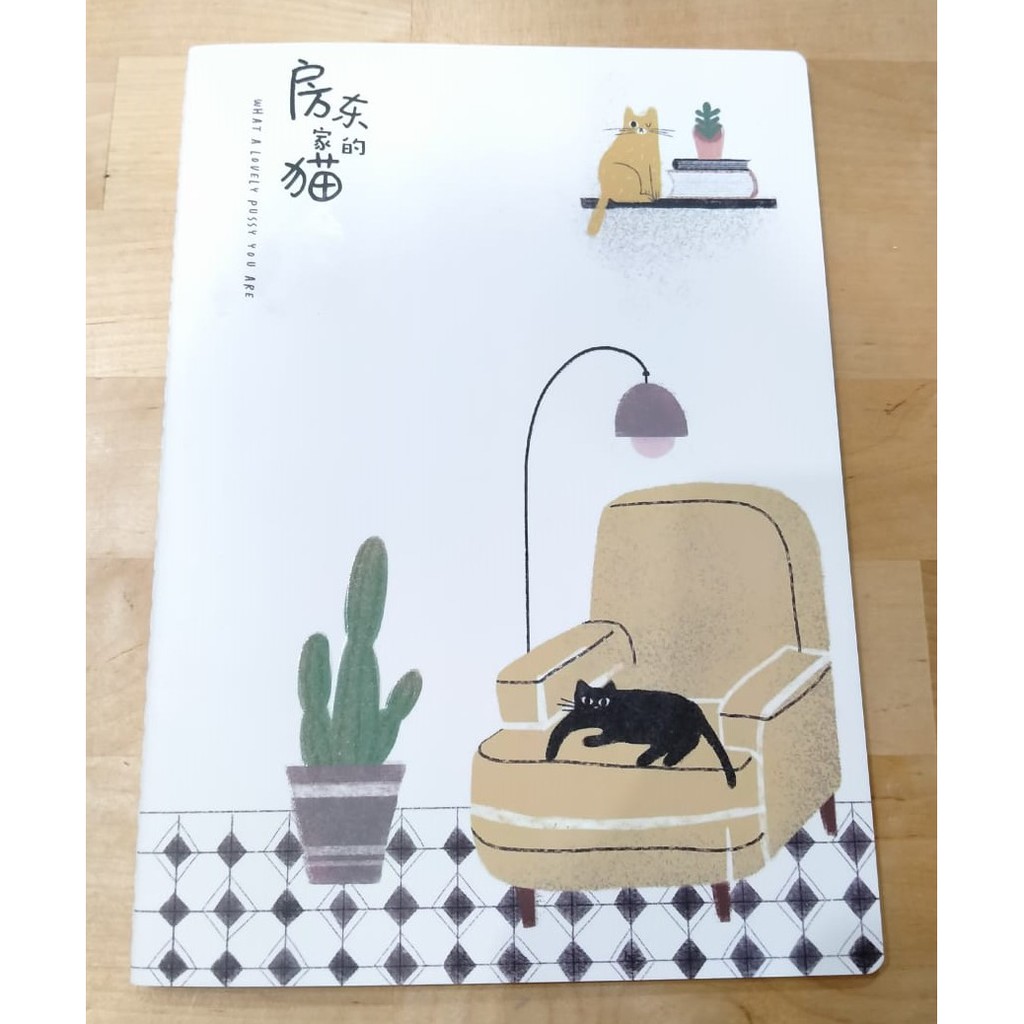 

Buku Tulis B5 Serbaguna Karakter Kucing Isi 38 Lembar Kode 4