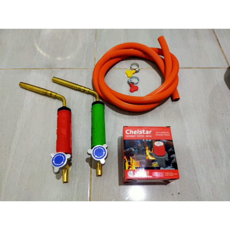 Torch blow kepala las lpg paket komplit