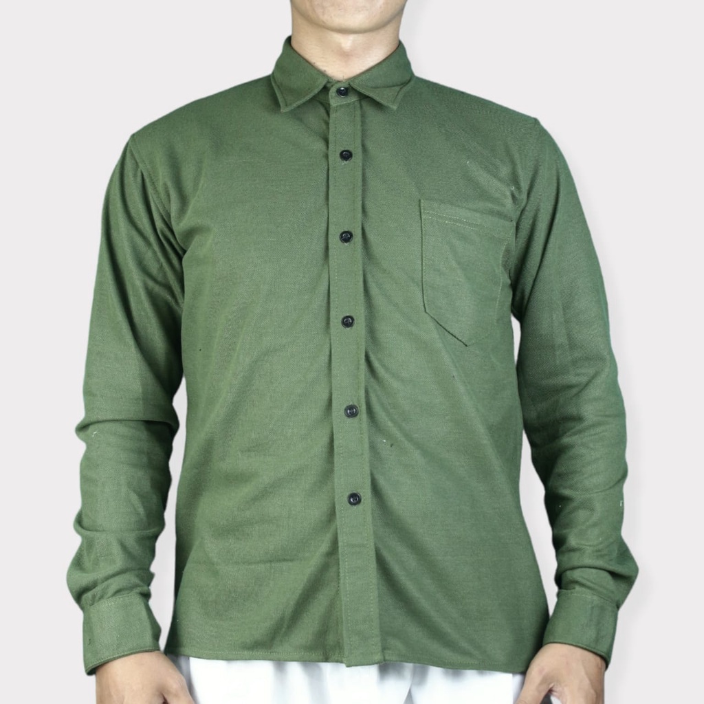 KEMEJA LACOSTE / KEMEJA POLOS LACOS / KEMEJA PRIA