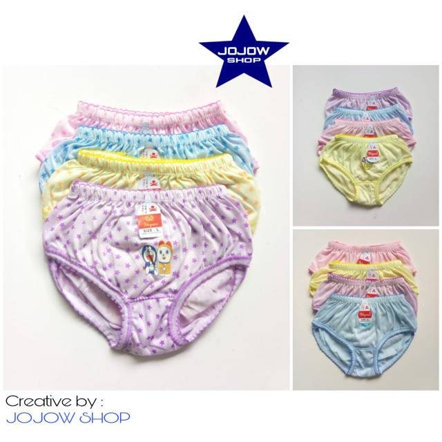  Grosir  6 pcs Celana  dalam  anak  perempuan Yayan 