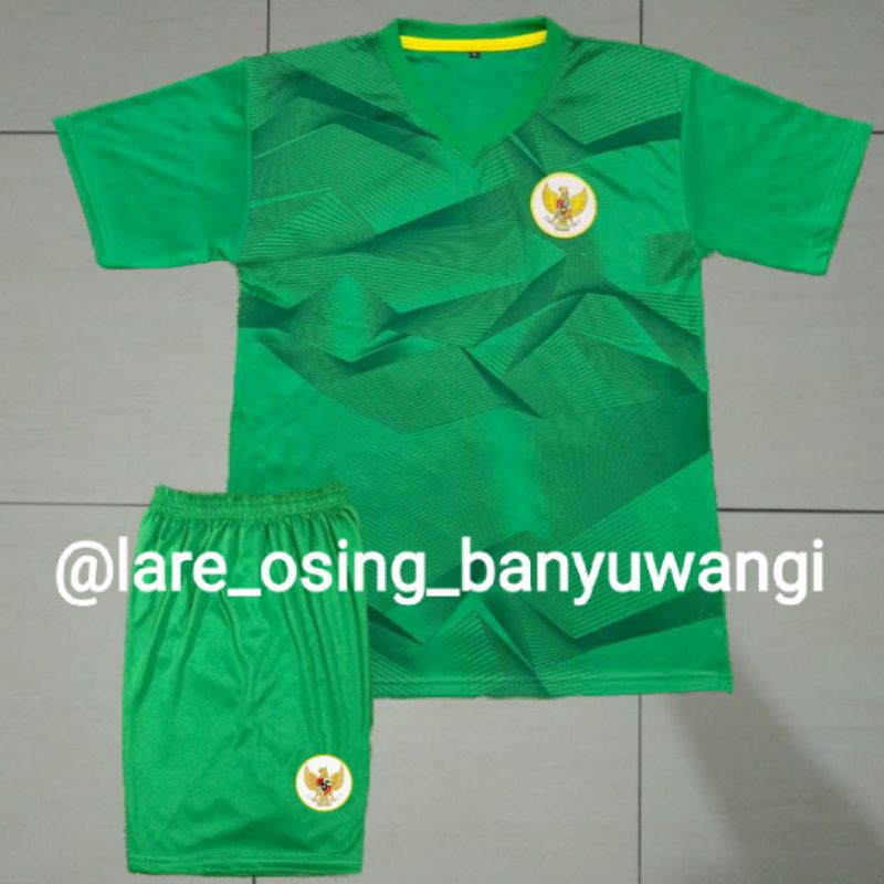SETELAN DEWASA TIMNAS 2020 LATIHAN HIJAU MUDA JERSEY CELANA TRAINING TERBARU LOKAL