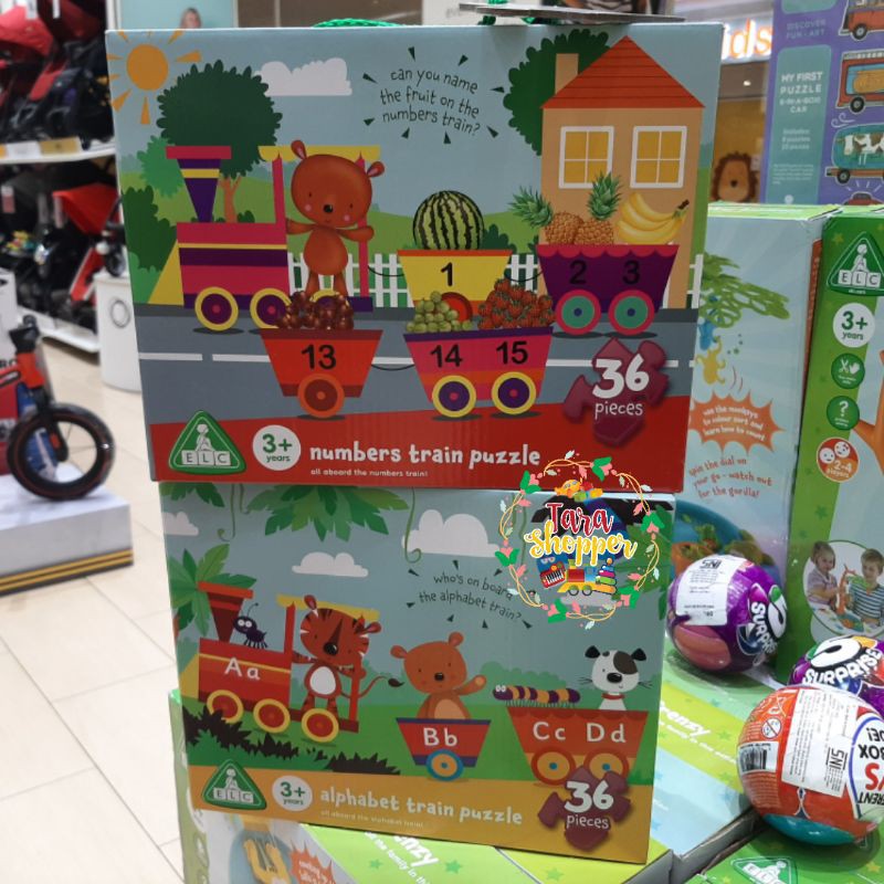 ELC alphabets / numbers train puzzle