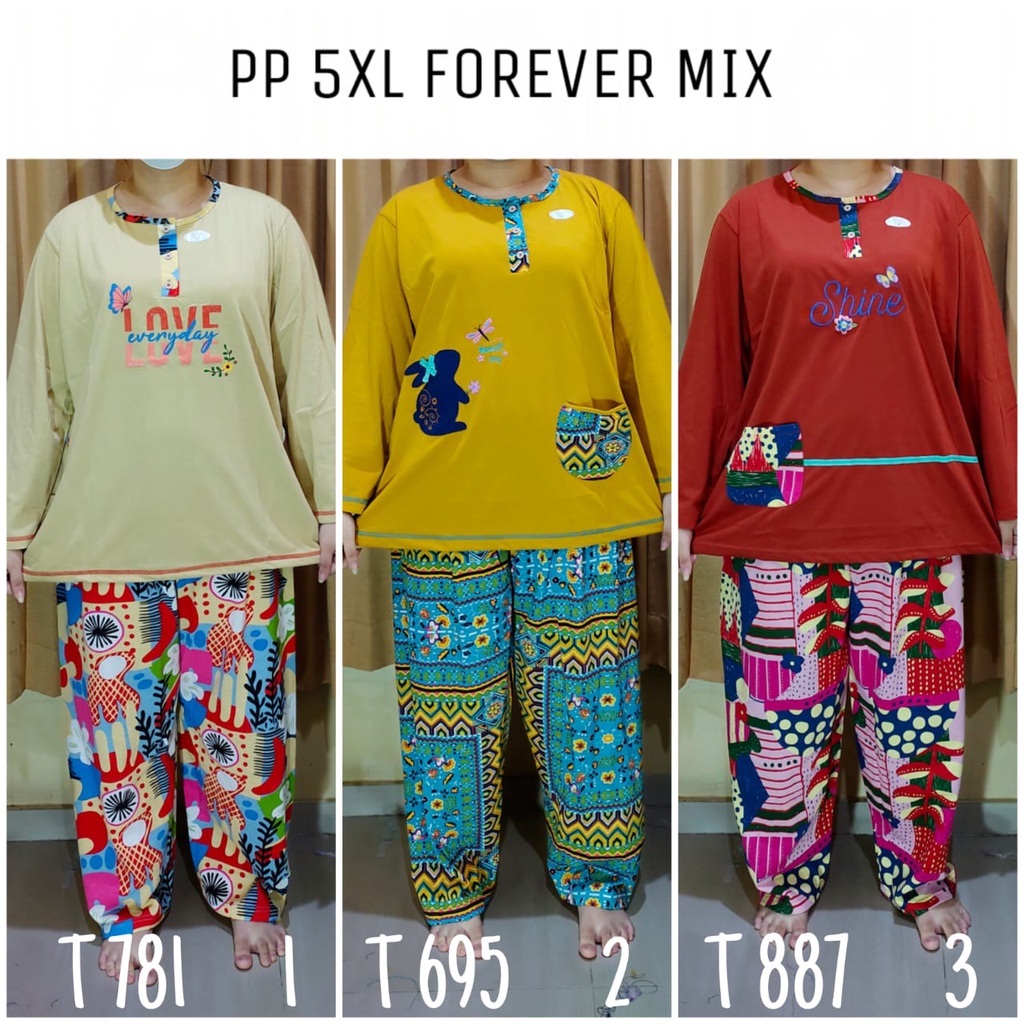 BABYDOLL PP 5XL FOREVER MIX (SERI 3 WARNA)