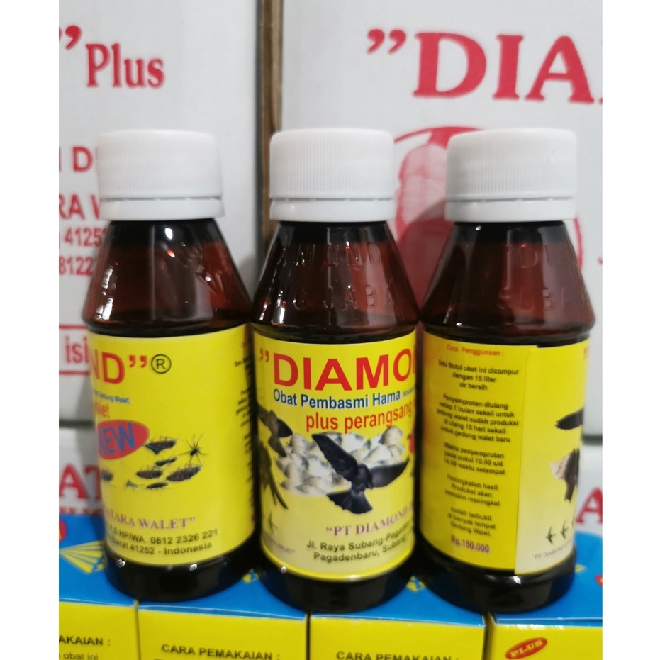 Obat Diamond plus Prangsang walet - obat hama walet Diamond plus / dus