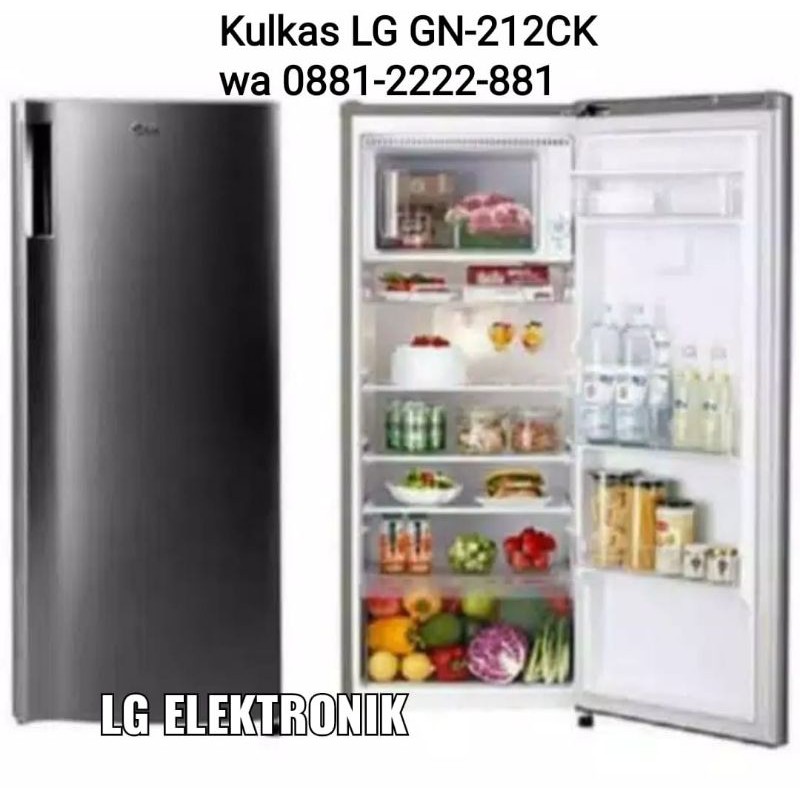LG elektronik Kulkas 1pintu GN212CK - KHUSUS KOTA CIREBON