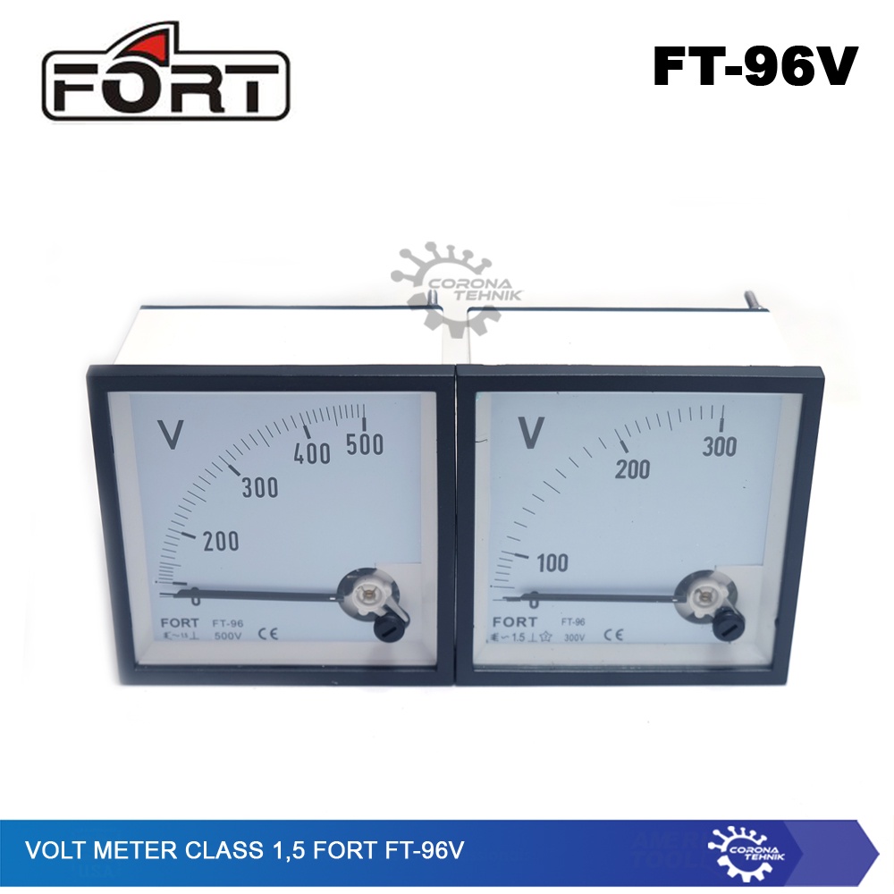 Analog AC Panel Meter - Class 1,5 FORT FT-96V - Volt Meter