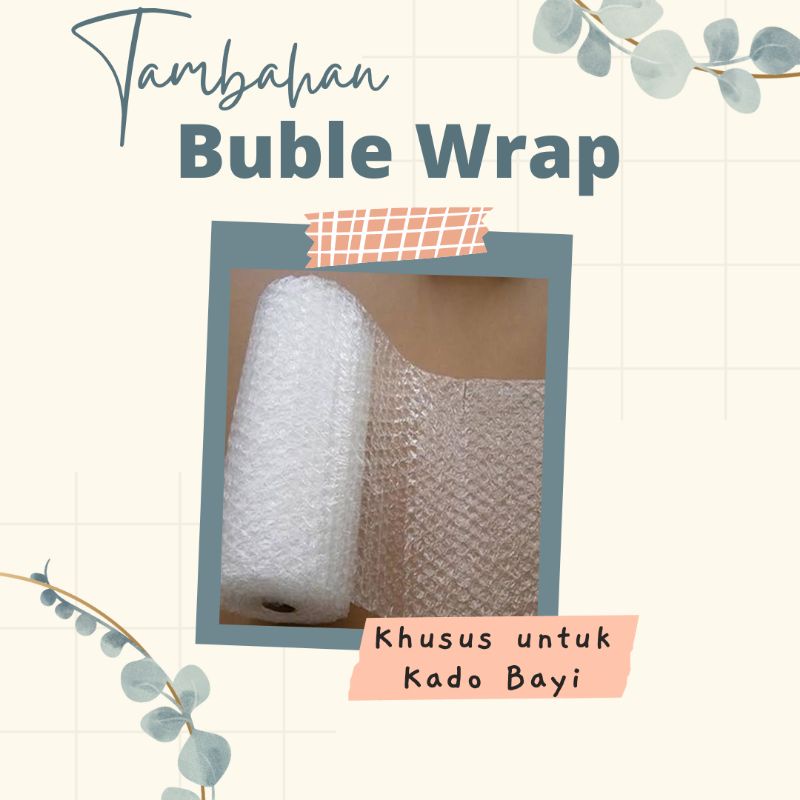 Tambahan Buble Wrap tuk Babygift Set Box atau Kado Bayi set