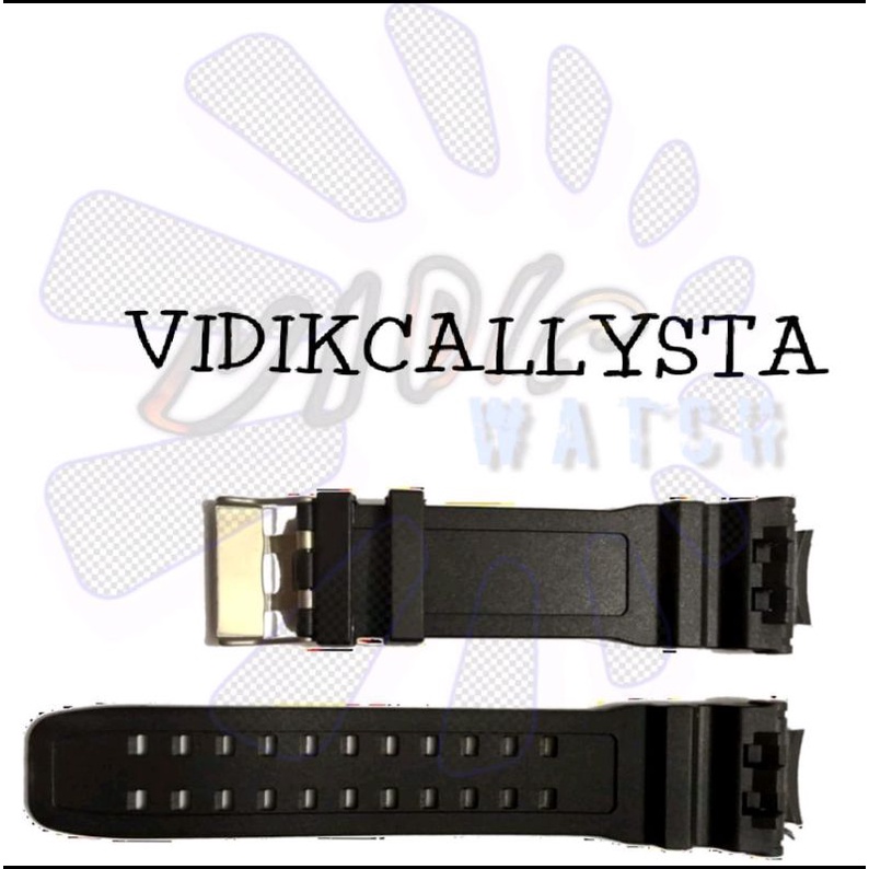 Strap tali jam tangan Skmei 1040 SKMEI 1040 Hitam tali skmei