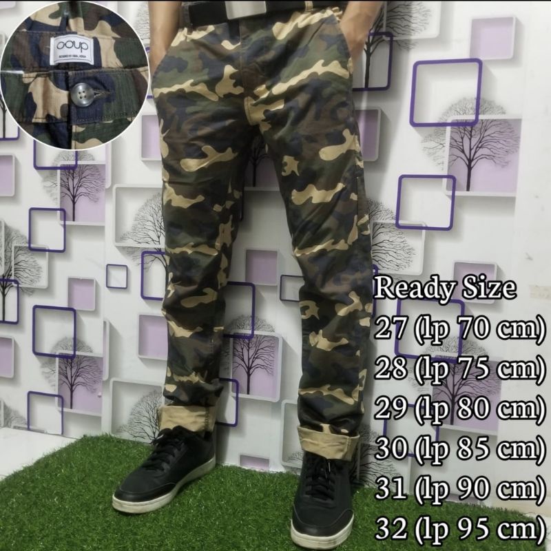 Celana Coup Panjang Camo Loreng Original Branded