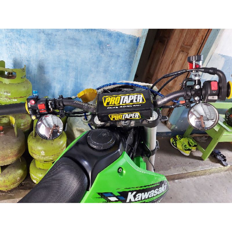 SPION SUPERMOTO jalu stang fatbar bulat cembung besar klx d tracker crf wr