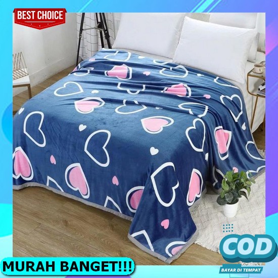 Selimut Karakter Terbaru Kekinian 2022 Halus Berkualitas Import Tebal Dewasa Terlaris Murah Bulu Sel