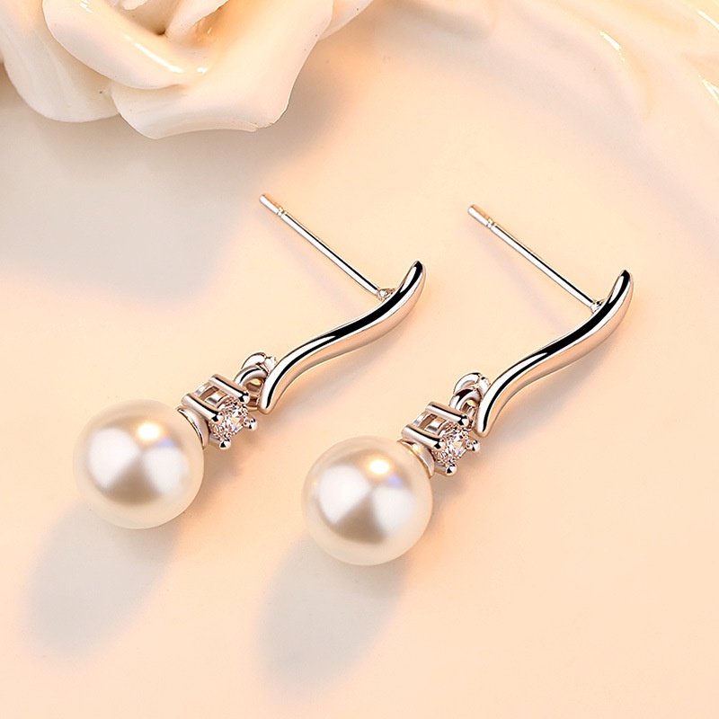 Anting Perak 925 Wanita Kecantikan Anting-Anting Fashion Perhiasan