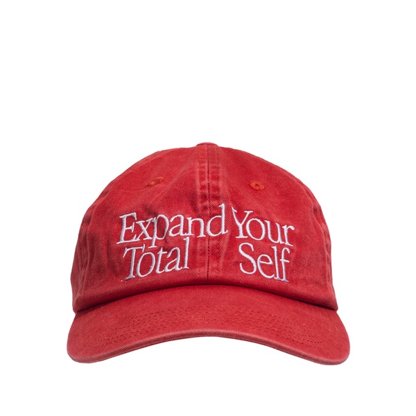 BASED CLUB EXPAND RED WASHED BALL CAP