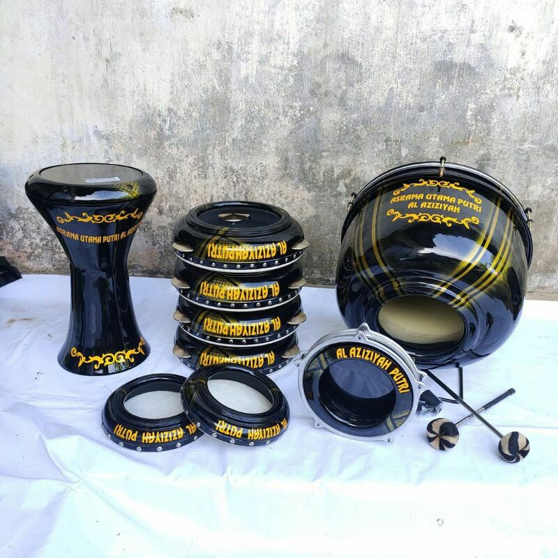 Alat Rebana Hadroh 1 Set Alat Rebana Alat Rebana Jepara
