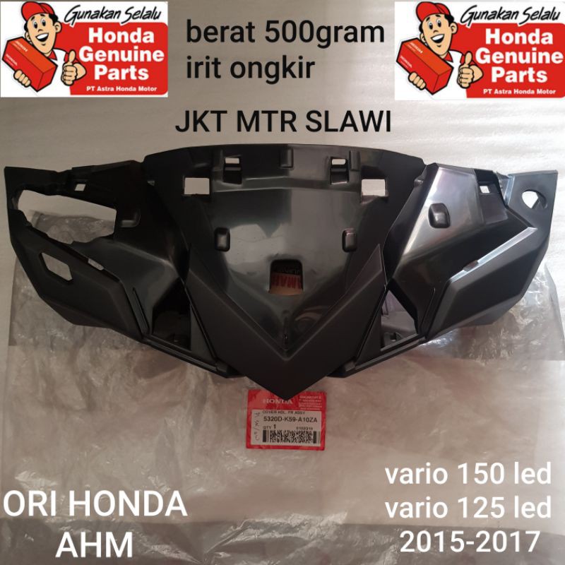 53205-K59-A10ZB cover handle front batok depan vario 125 f1 &amp; 150 f1 2015 -2017 ori ahm