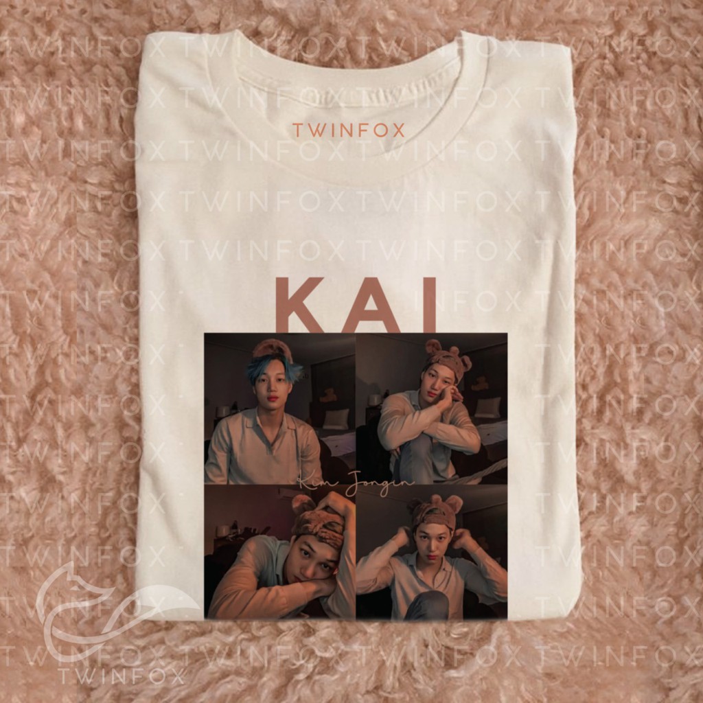 Kaos Kpop Unisex Kai Photo