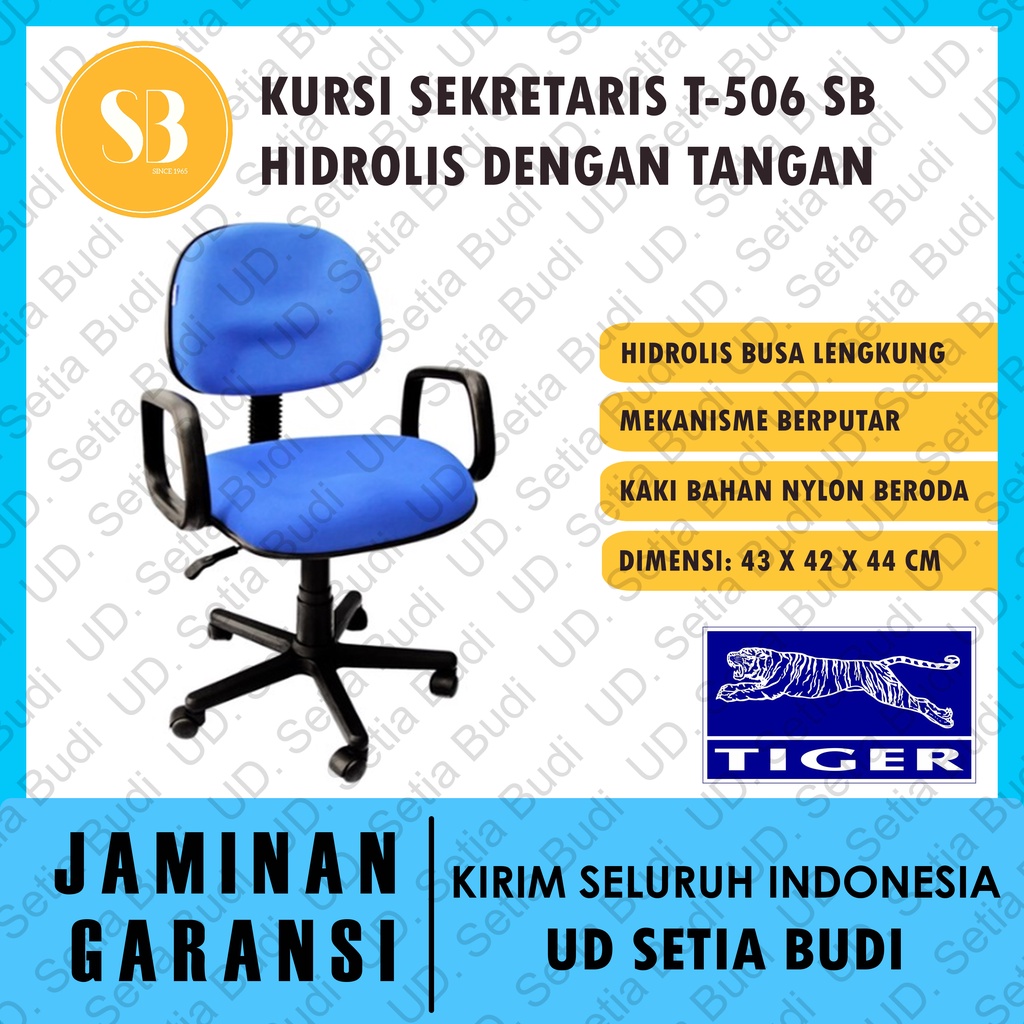 Kursi Kantor Sekretaris Tiger T-506 SB Hidrolis