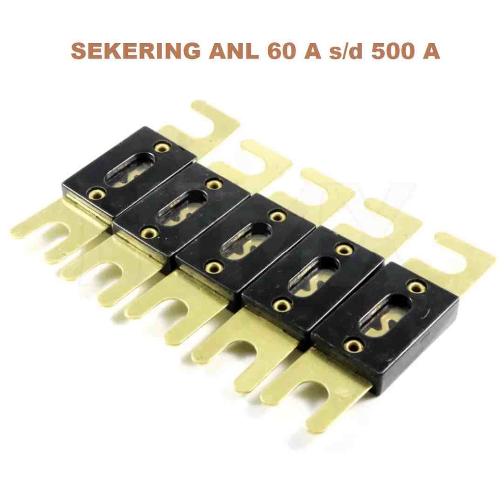 Fuse Sekering ANL Gold Plated Audio Mobil 60 A s/d 500A