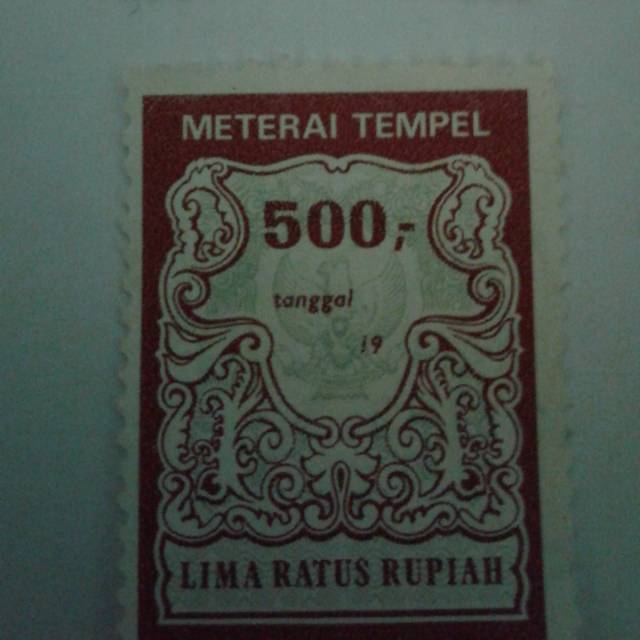 Materai 500 tahun 1981-1985