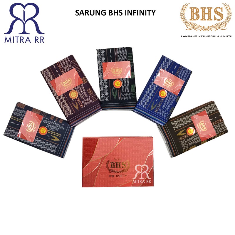 Sarung BHS Gold Infinity PKB Sarung Tenun Dewasa Sarung BHS Terbaru