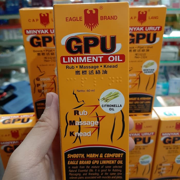 Minyak Urut GPU 100ml / 60ml