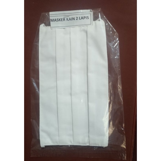masker kain 2 lapis