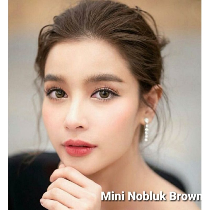 SOFTLENS MINI NOBLUK BROWN/COKLAT. NORMAL/MINUS (0 s/d -8.00).Dia.14mm DREAMCOLOR/ MADE IN KOREA