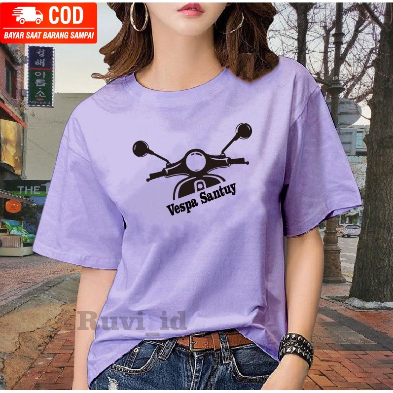 Ruvi_id-BELI 3 KAOS GRATIS HEADSET / KAOS VESPA SANTUY KEKINIAN / KAOS WANITA / KAOS PRIA / KAOS KATUN COMBED / KAOS DISTRO / KAOS KOREA / KAOS OBLONG / KAOS WANITA IMPORT / KAOS REMAJA / KAOS WANITA DEWASA / KAOS OVERSIZE / KAOS TERLARIS / KAOS MURAH