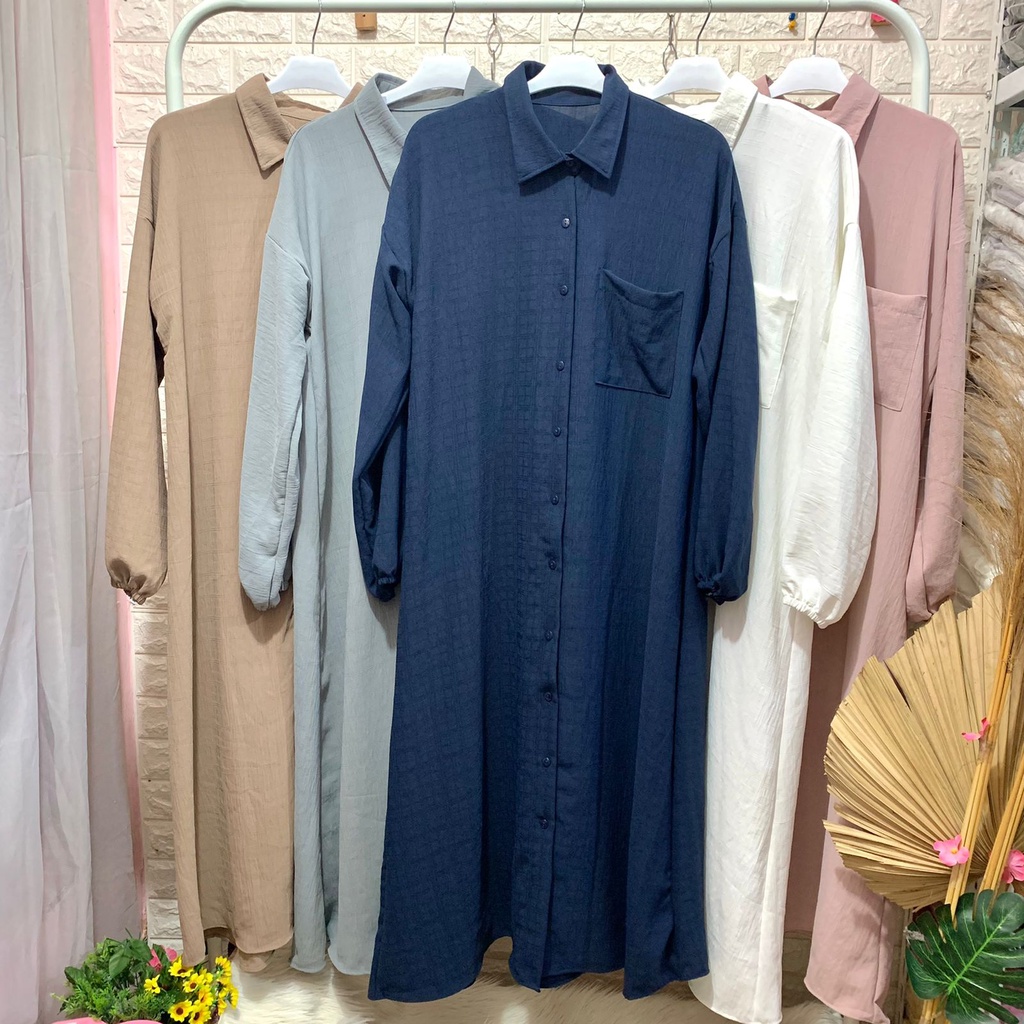 MASTY MIDI DRESS / LONG TUNIK / ATASAN WANITA / BUSUI FRIENDLY