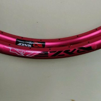 Rims Velg Raze Ukuran 27.5 MTB 32 Hole - Merah  - hitam