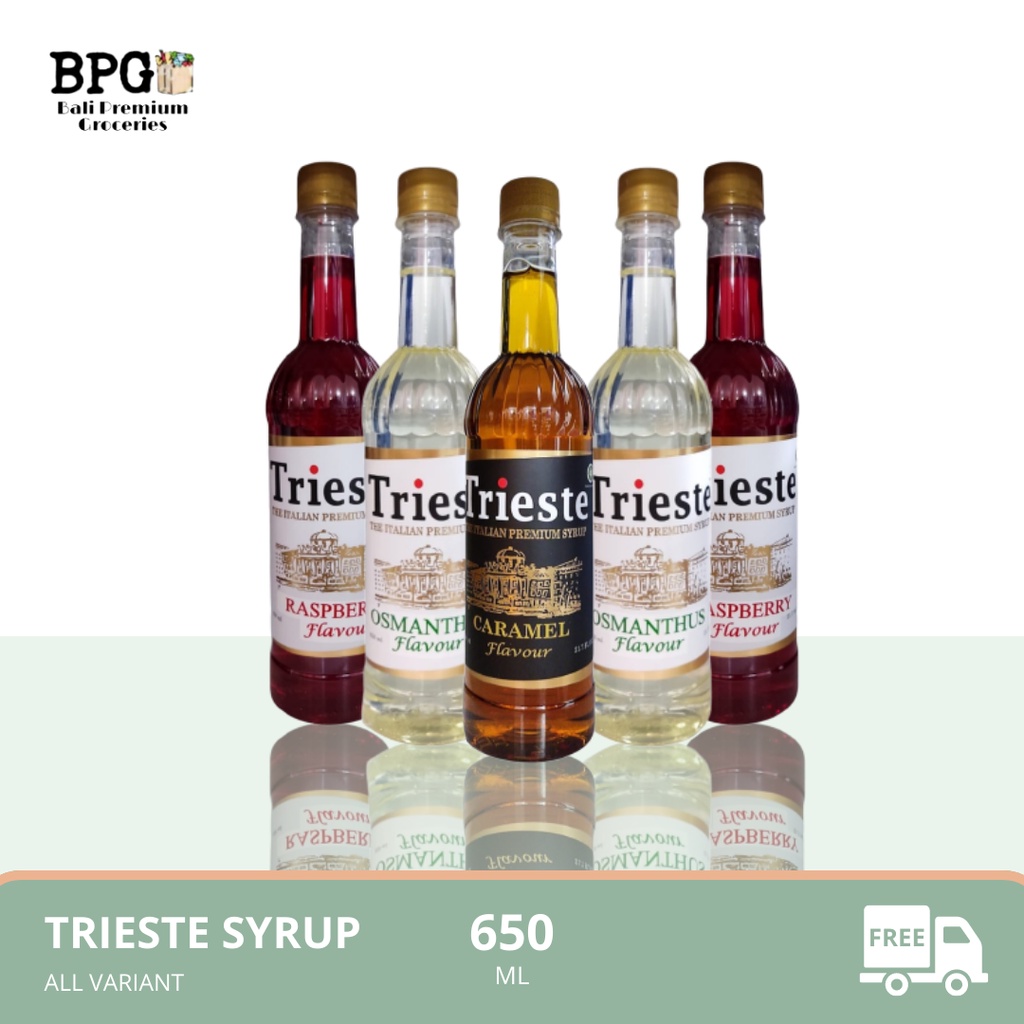 

TRIESTE Syrup 650 ml / All Variant