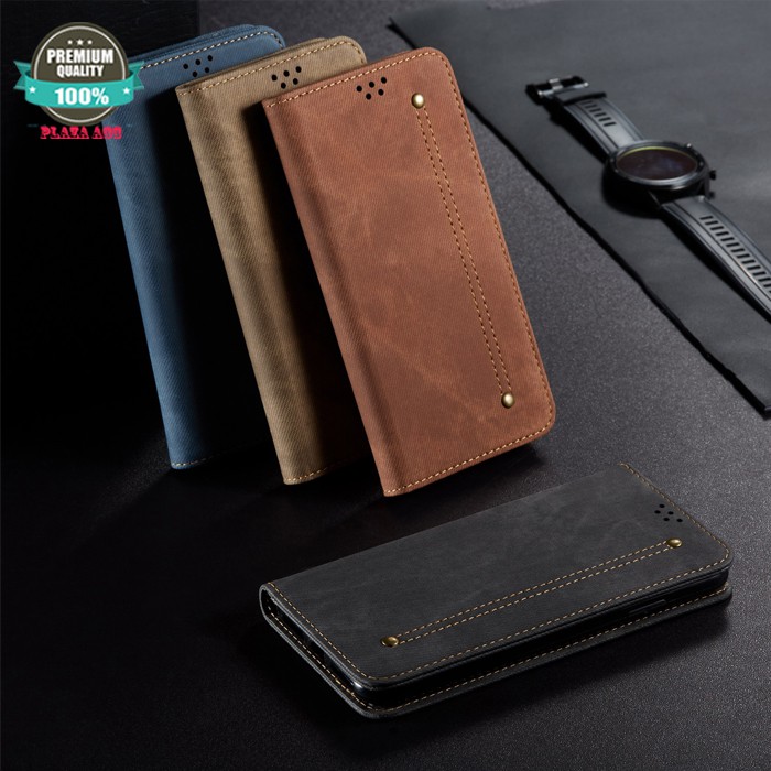 Flip Case Oppo A53 - Casing Oppo A53 Case Jeans Cover