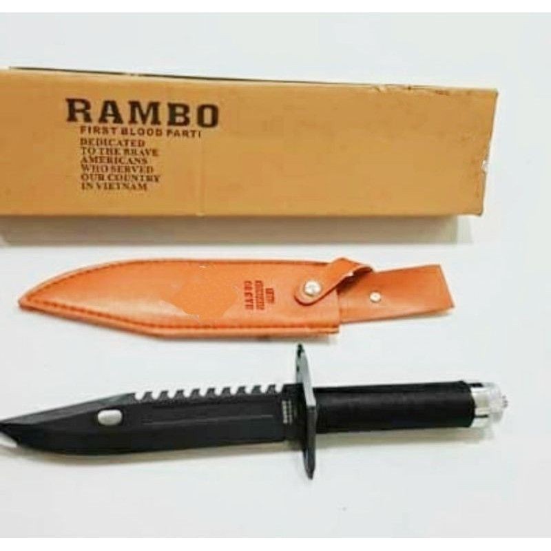 PISAU KOMAMDO Rambo 3 p1096 survival kit buschraft hunting berburu