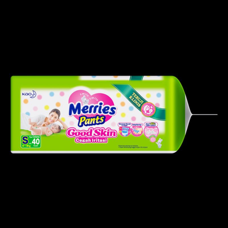 Merries Pants Good Skin NB-S40 Diapers - Popok Celana