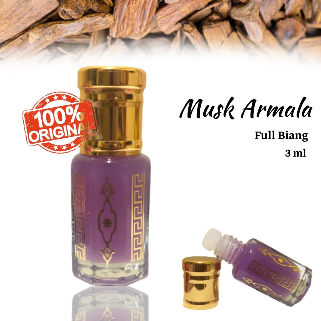 Parfum Saudi Musk Armala Full Biang 6 ML Dan 3 Ml Aroma Saudi Exclusive