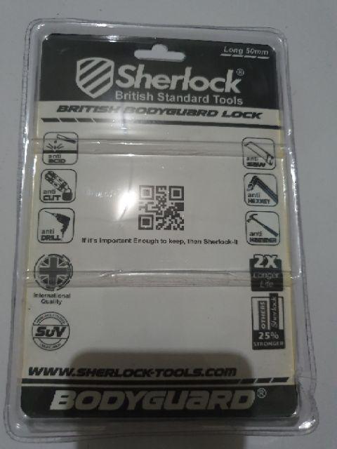 Gembok Sherlock Bodyguard 50mm Leher Panjang