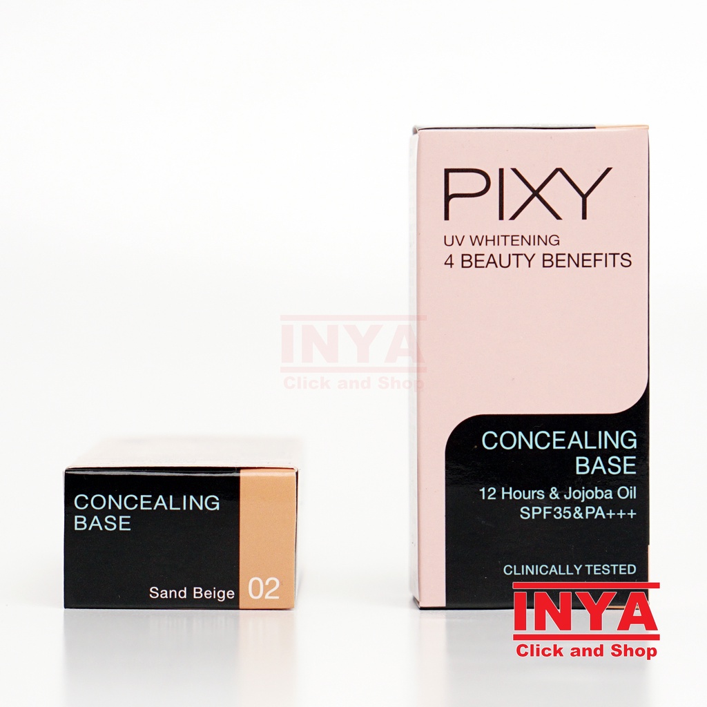 PIXY UV WHITENING CONCEALING BASE 02 SAND BEIGE 9gr