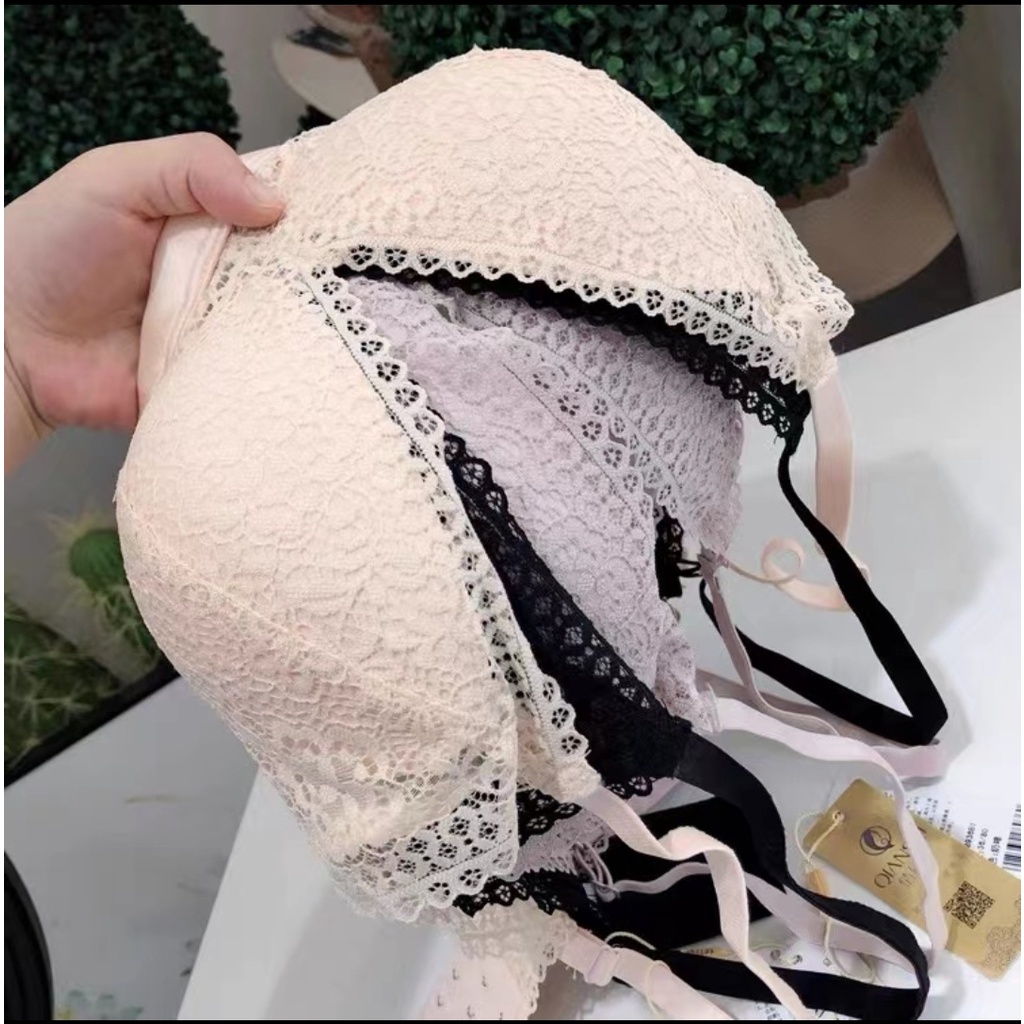 BRA BH TANPA KAWAT BUSA TIPIS LACE LEMBUT SIZE 34-38 KAIT 3