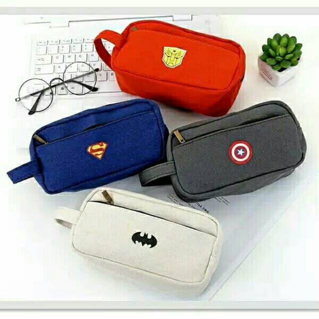 

Tempat pensil canvas jumbo superhero A088