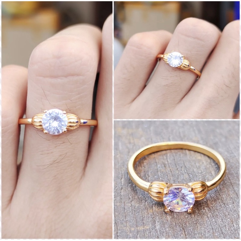 cincin mata 1 motif elegan gold