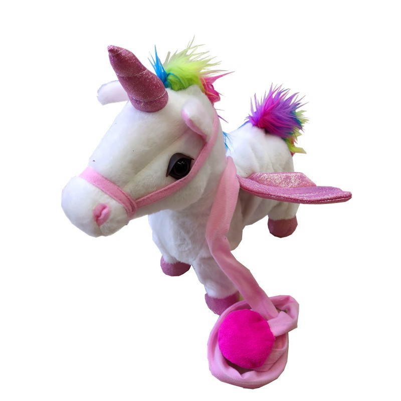 Boneka Walking Unicorn Doll Boneka Unicorn Boneka Kuda Poni Boneka Anak Boneka Murah Boneka Bergerak