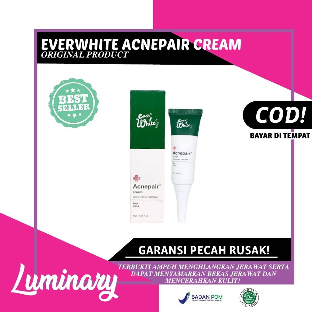 Everwhite Acnepair Cream Original / Ever White Cream Jerawat