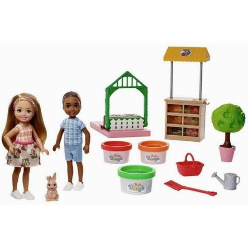 ori original mattel barbie chelsea seeet orchard farm doll boneka hadiah anak cewek perempuan dough doh kado ultah ulang mainan toy toys gift birthday girl girls tahun play garden taman