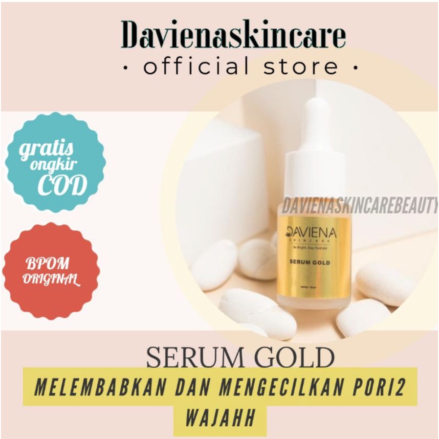 Serum Gold Daviena | Daviena skincare | daviena | davienaskincare | devina skincare | davina skincar