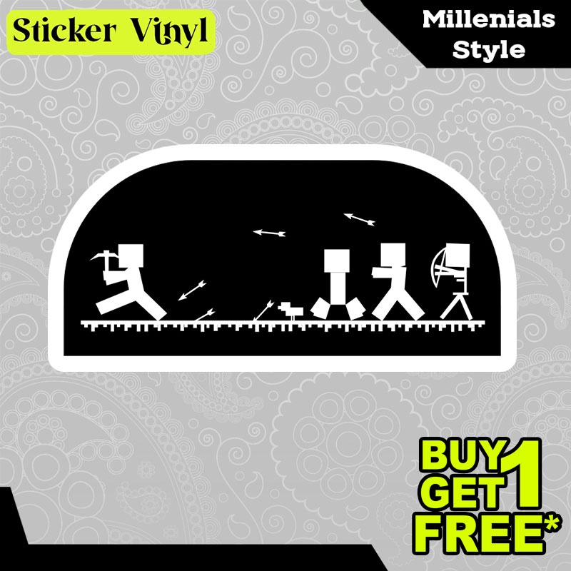 

Stiker Sticker Minecraft Survival Kartun Animasi dan Game Unik Aesthetic Bahan Vinyl Satuan Anti Air