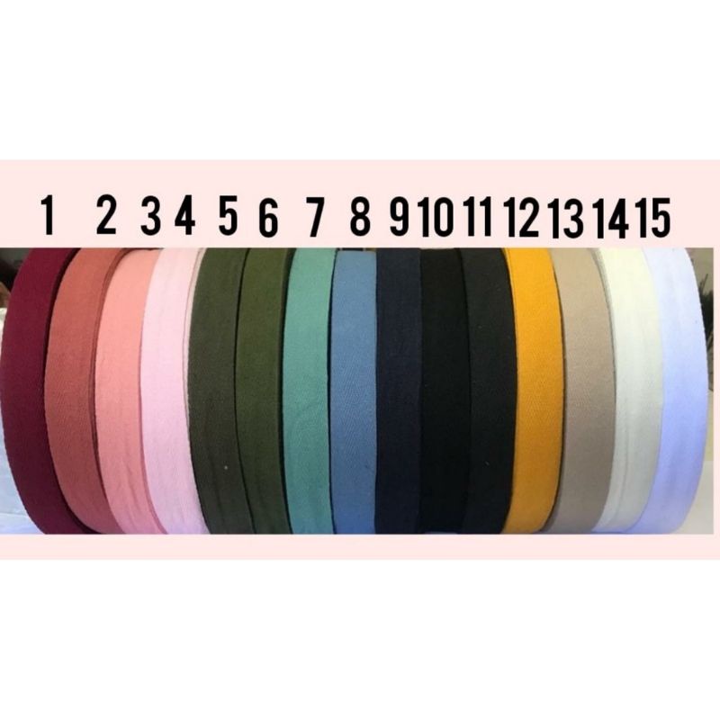 1 YARD - PITA KATUN 2.5 CM  | MINIMAL 5 YARD