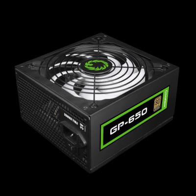 Gamemax GP650 PSU 650 Watt +80 Pure GP Series Bronze Certified - Power Supply 650W