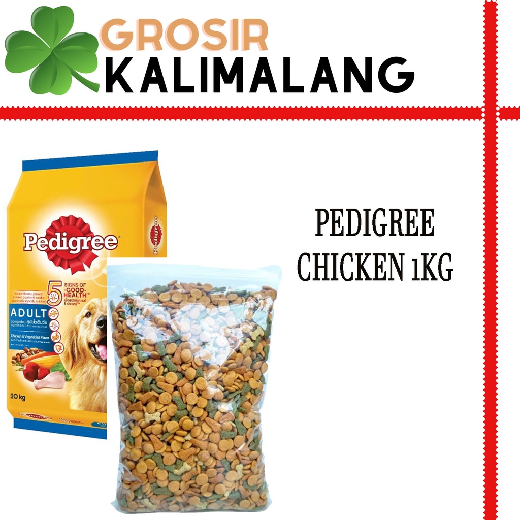 Pedigree Chicken 1kg (Grab/Gosend)