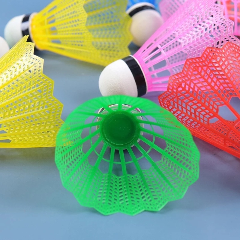 [12PCS Outdoor Supplies Colorful Foam Badminton Balls][Portable Durable Plastic Badminton][Training Game Sports Badminton ]