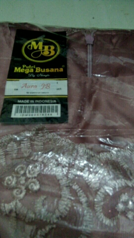 Gamis Brukat Syari Aura Gown ( Ada Jumbo ) / Sahita Maxy Batik Keluarga Termurah Batik Pesta